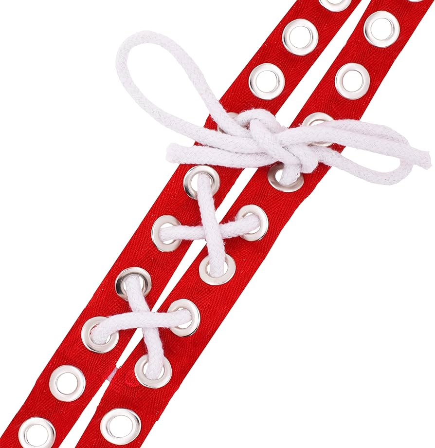 Amazon.com: Mandala Crafts Red Grommets Trim Eyelet Tape for